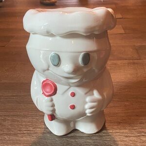 Mccoy White and Red Cookie Jar Pillsberry doughboy